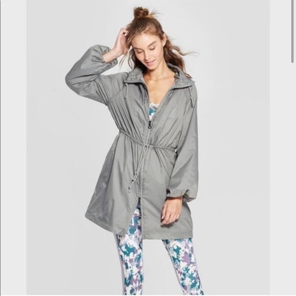 JoyLab Women's Gray Windbreaker Jacket - Picture 1 of 12